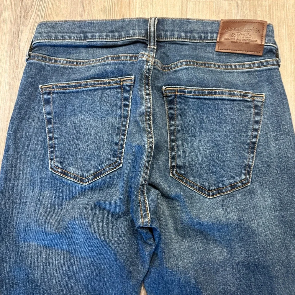 Abercrombie & Fitch Mens 29x30 Kennan Straight Stretch Jeans